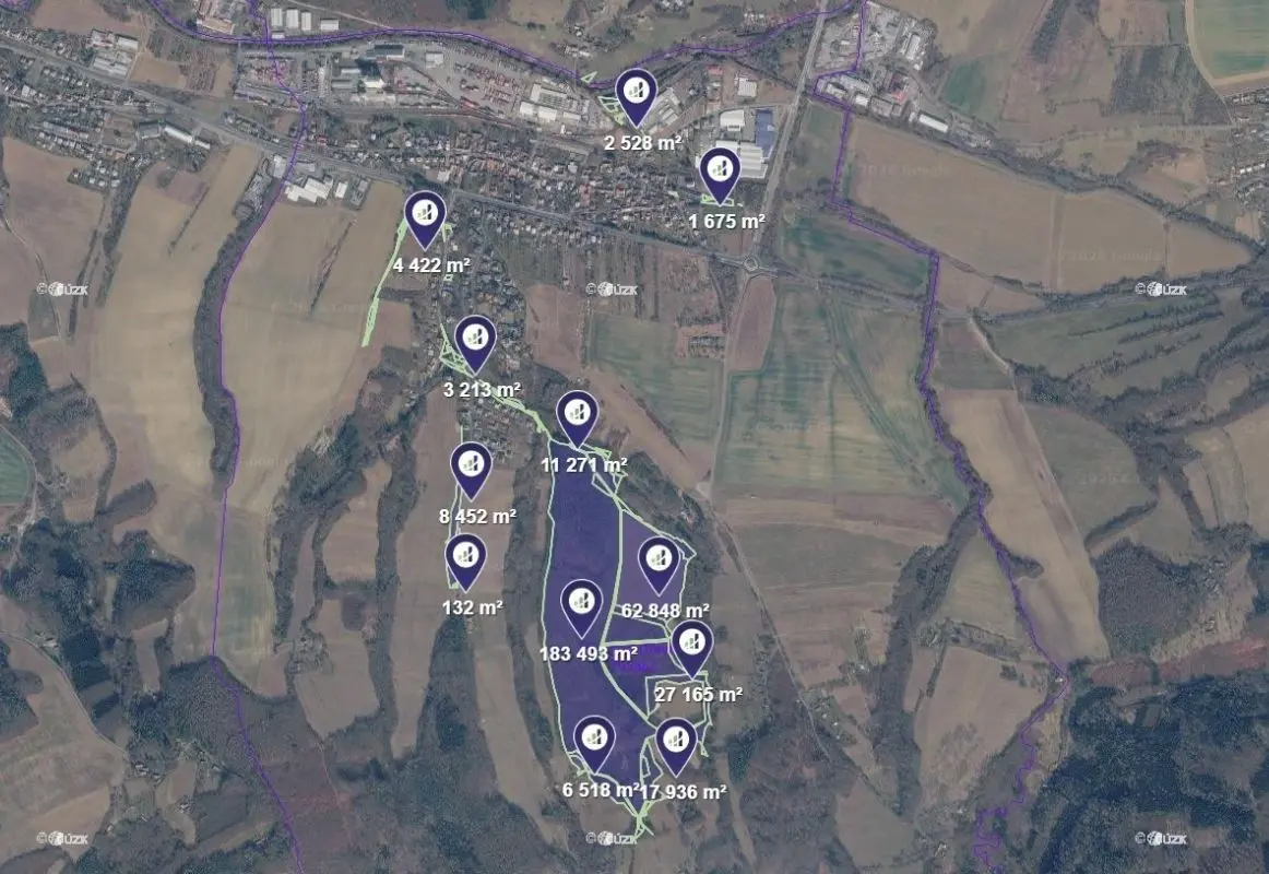 Prodej pozemku 3746 m², Lípa nad Dřevnicí · Lípa