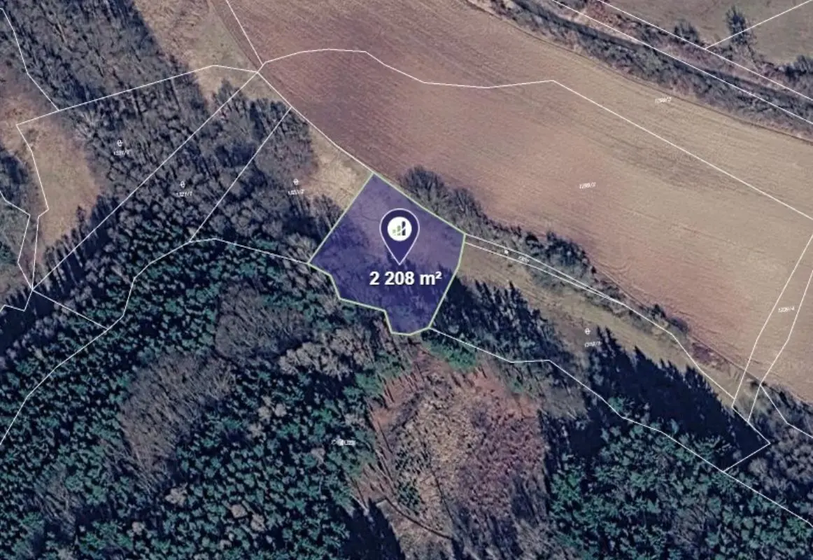 Prodej pozemku 1104 m², Dobré Pole u Vitic · Vitice