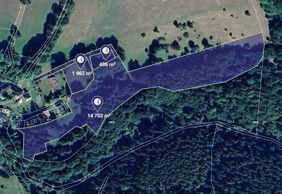 Prodej pozemku 5145 m², Sobětice u Výsluní · Výsluní