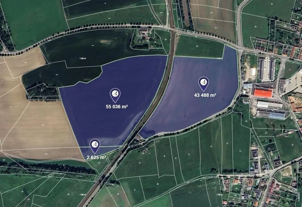 Prodej pozemku 16858 m², Smrkovice · Písek