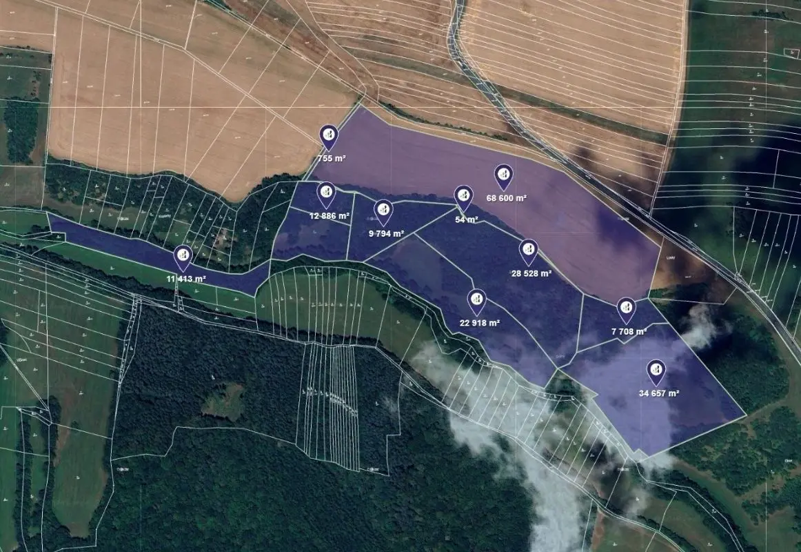 Prodej pozemku 1591 m², Částkov