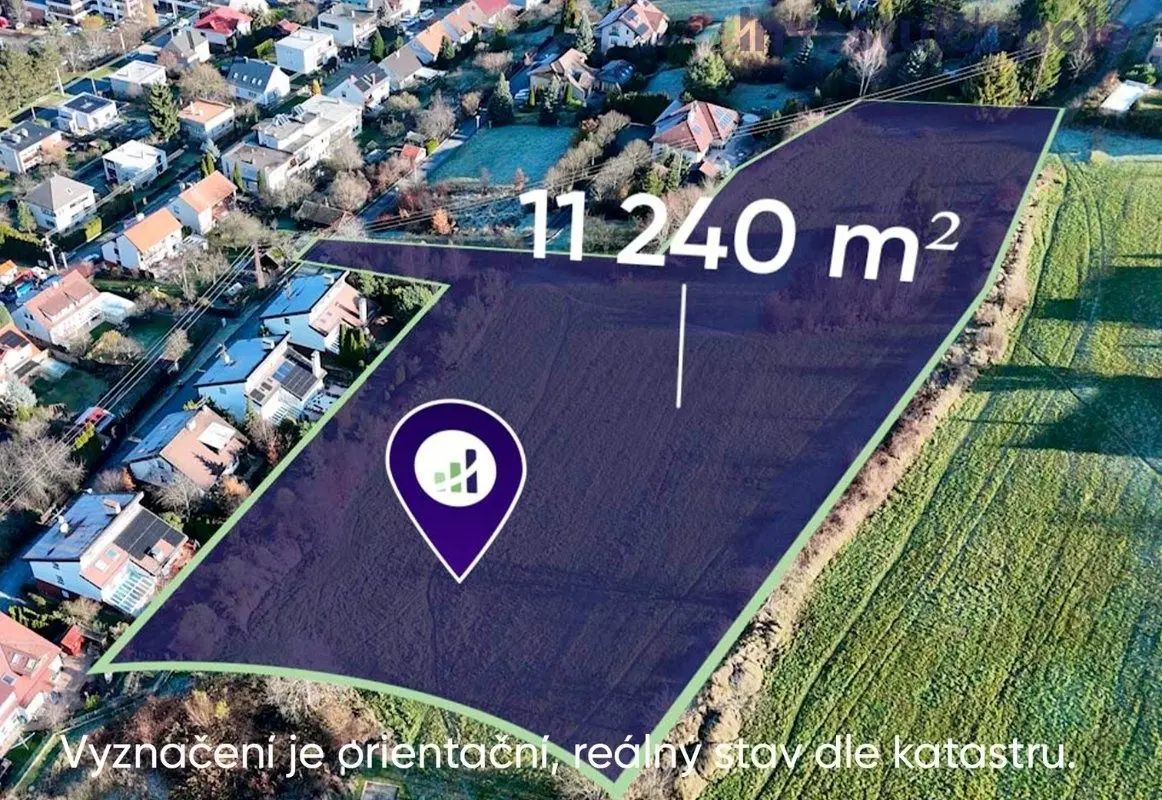 Prodej pozemku 11240 m², Příluky · Zlín