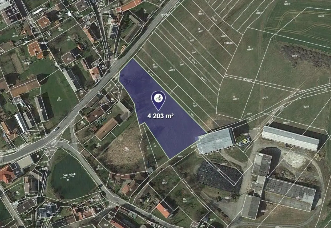 Prodej pozemku 4203 m², Nová Ves u Světlé nad Sázavou · Nová Ves u Světlé