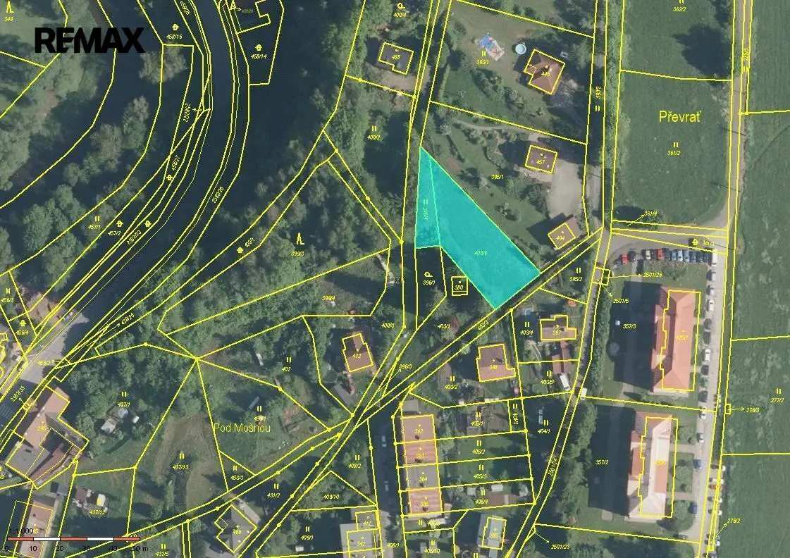 Prodej pozemku 1291 m², Benešov u Semil – část obce