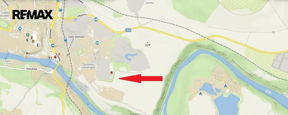 Prodej pozemku 36221 m², Kadaň · okres Chomutov