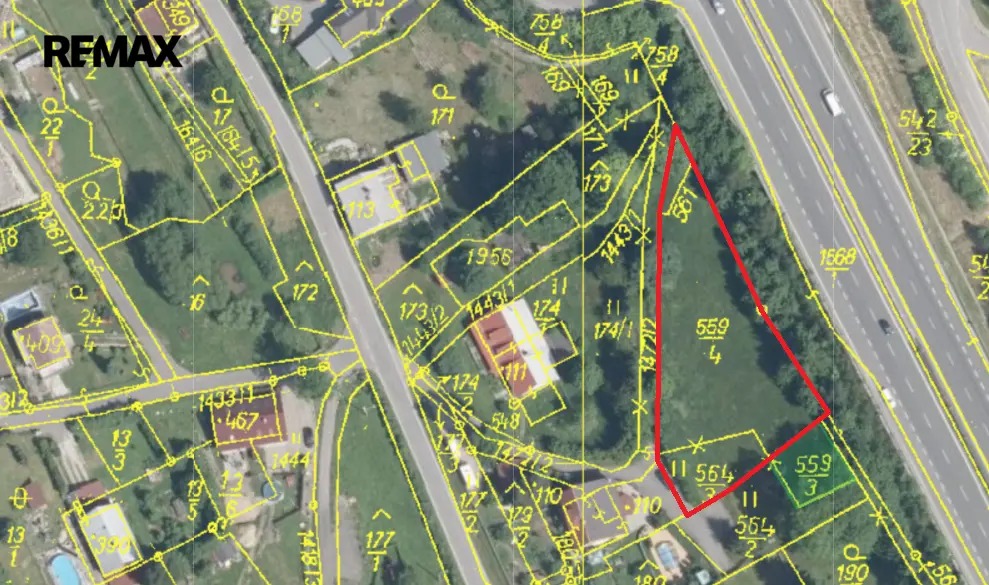 Prodej pozemku 1683 m², Jeřmanice · okres Liberec