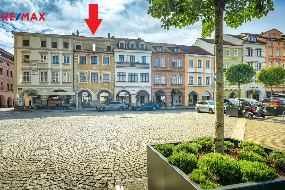 Prodej pozemku 593 m², nám. Přemysla Otakara II. · České Budějovice 1 · České Budějovice