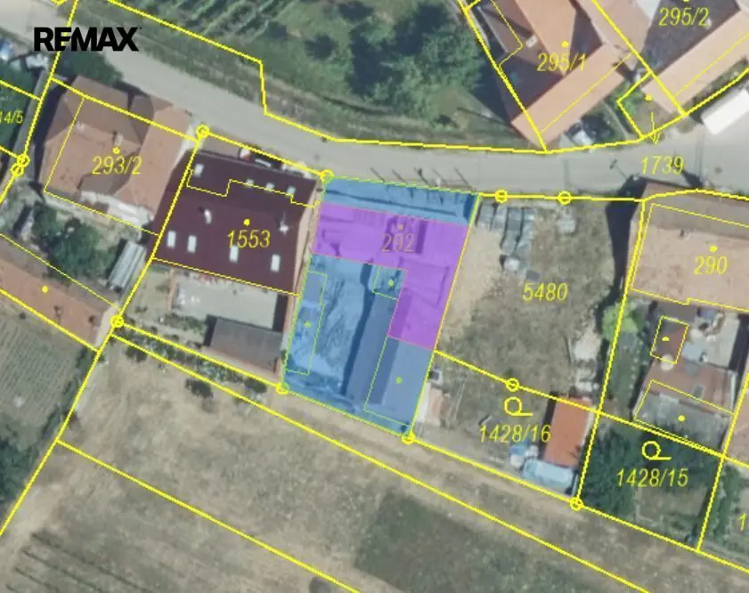 Prodej pozemku 285 m², K Marku · Čejkovice