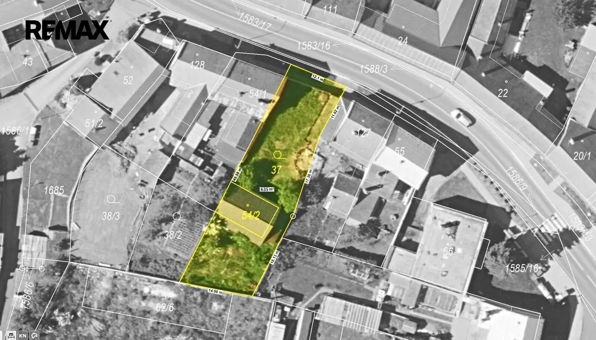 Prodej pozemku 635 m², Dětkovice · okres Vyškov