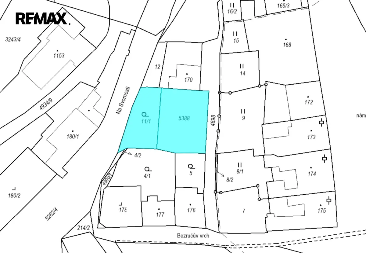 Prodej pozemku 693 m², Jáchymov · okres Karlovy Vary