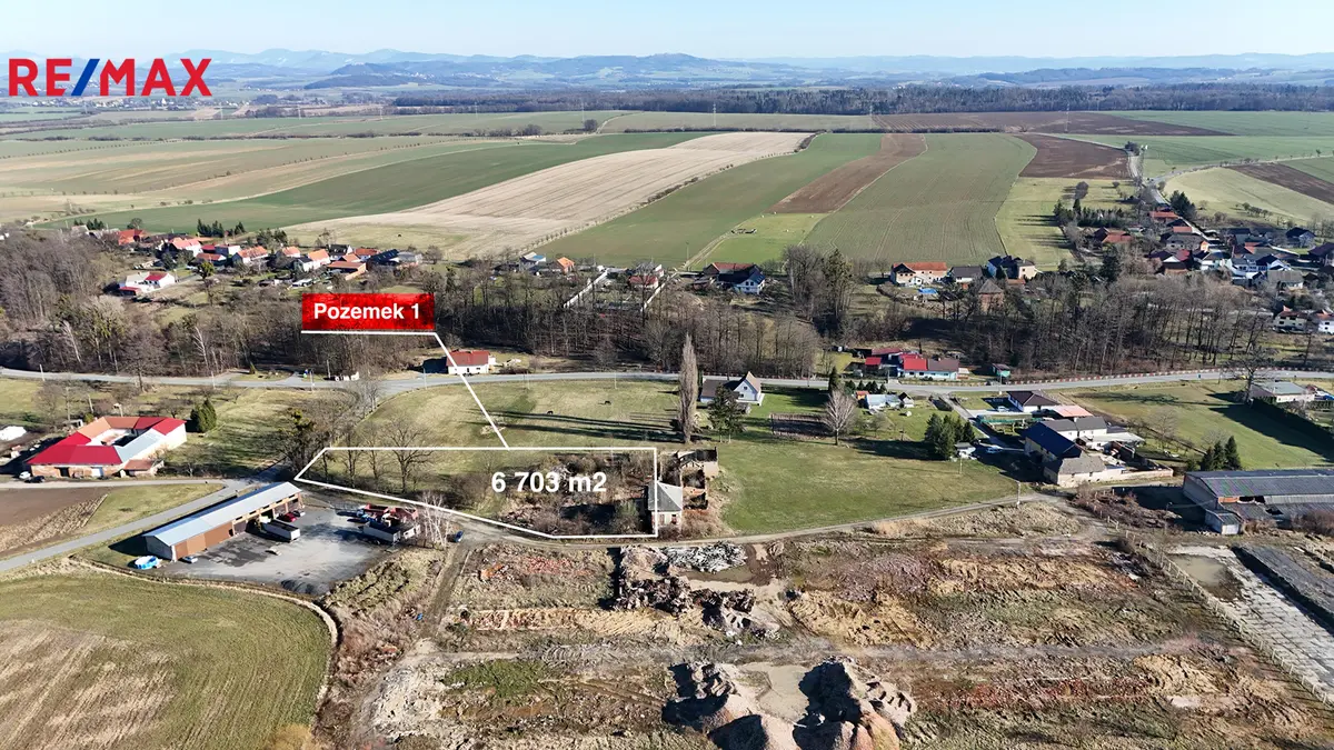 Prodej pozemku 6703 m², Vražné – část obce
