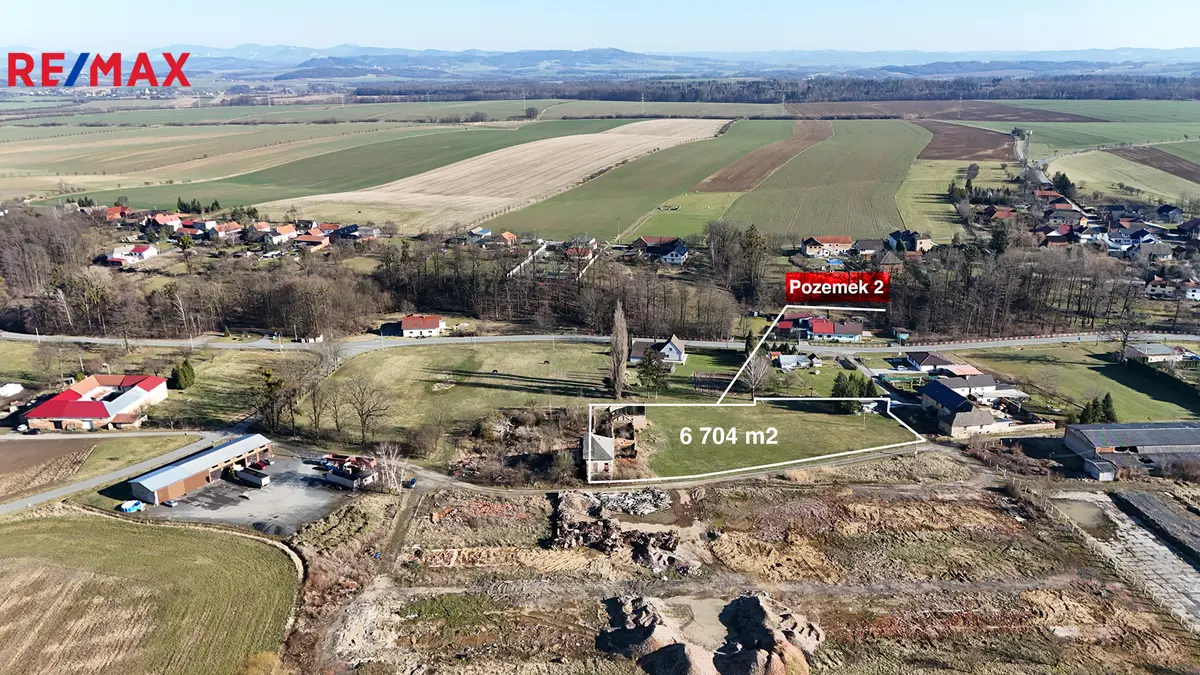 Prodej pozemku 6704 m², Vražné – část obce