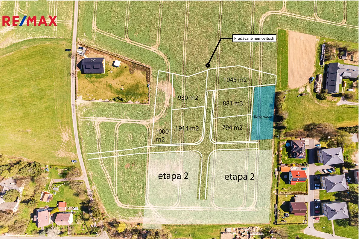 Prodej pozemku 1045 m², Borová – část obce Borová u Poličky