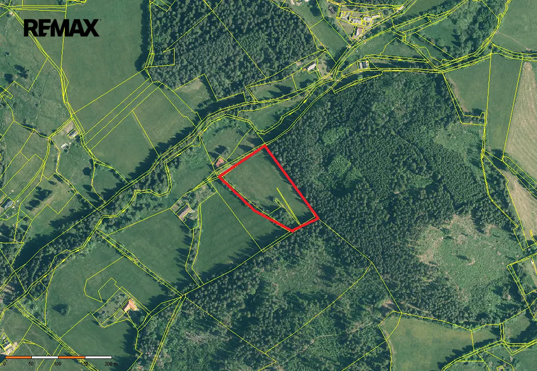 Prodej pozemku 13593 m², Zdíkov – část obce Masákova Lhota