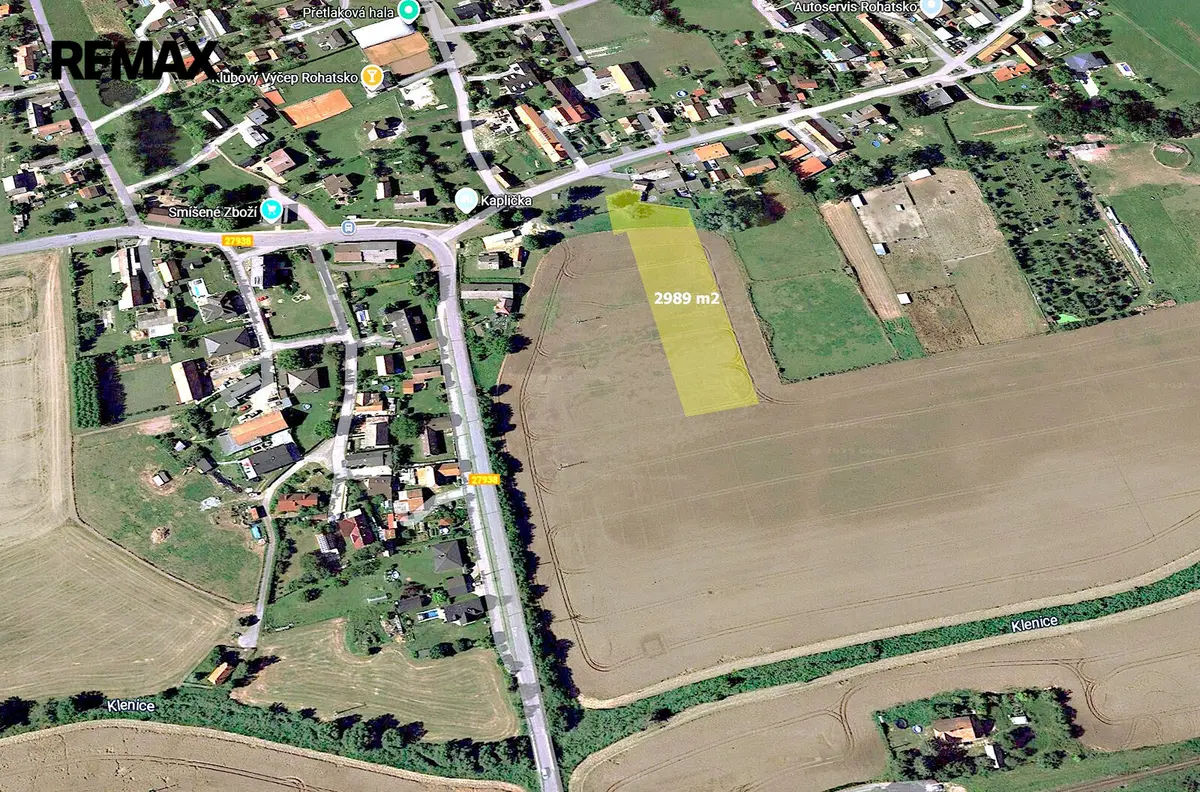 Prodej pozemku 2989 m², Rohatsko · okres Mladá Boleslav