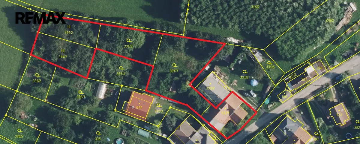Prodej pozemku 2124 m², Záhraď · Litomyšl