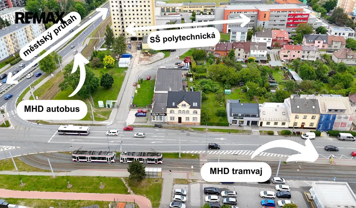 Prodej komerčního prostoru 1117 m², Rooseveltova · Nové Sady · Olomouc