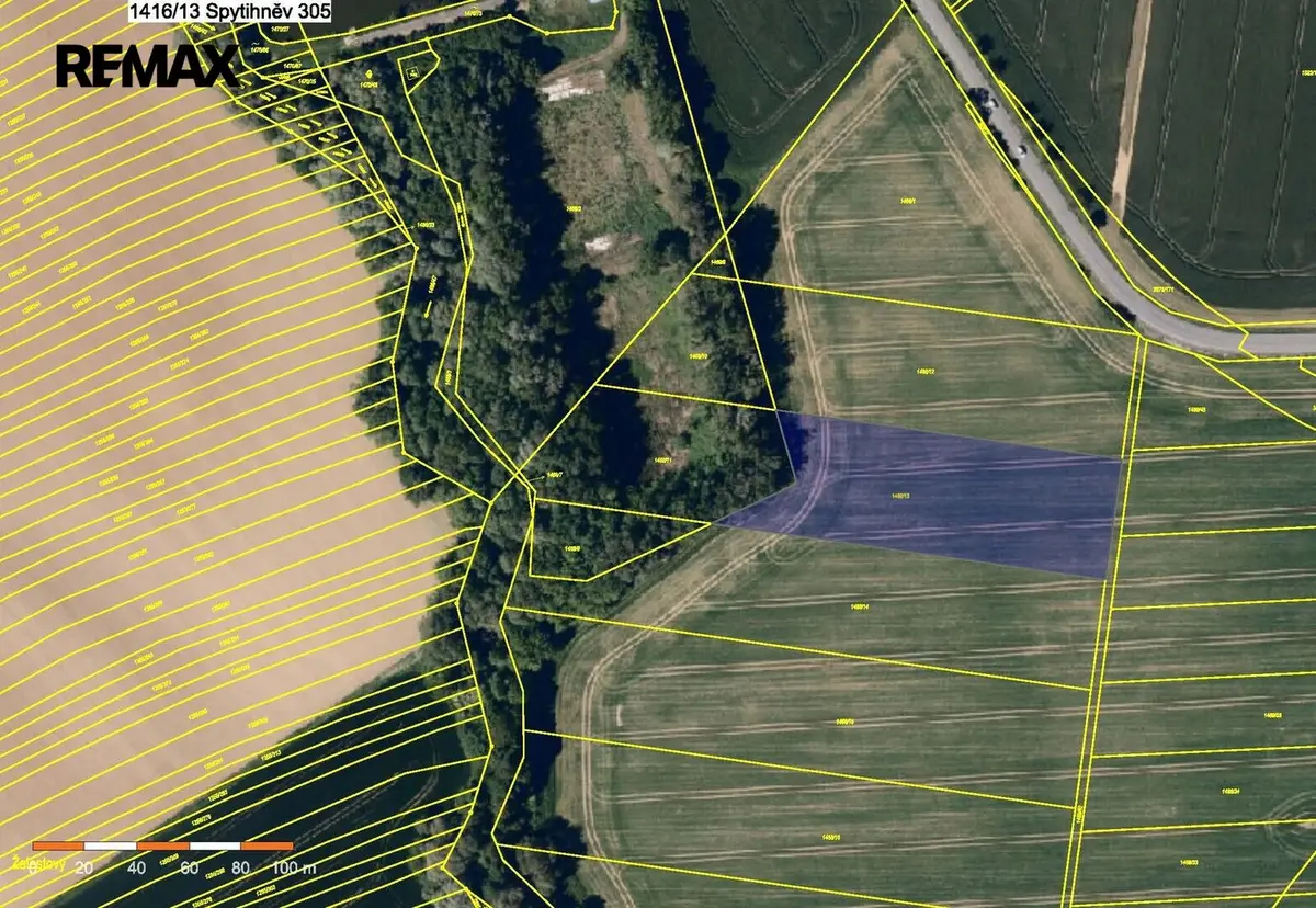 Prodej pozemku 10240 m², Spytihněv · okres Zlín