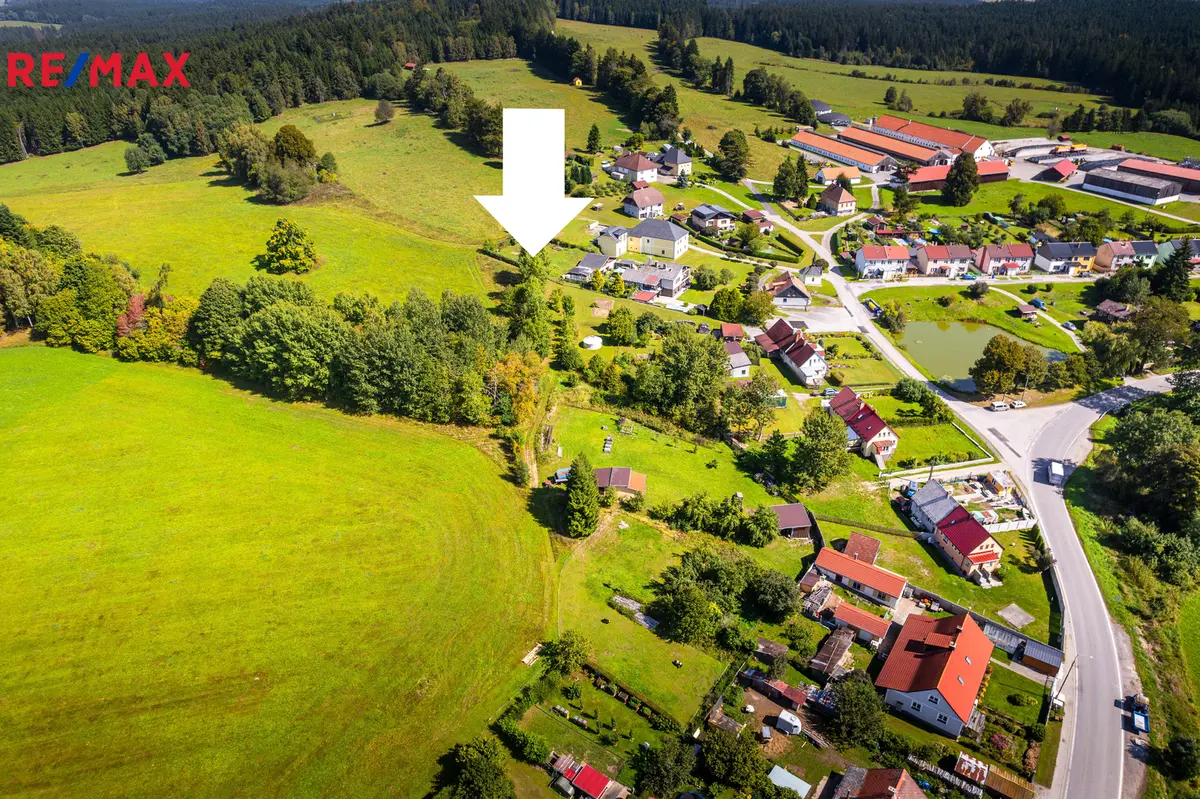 Prodej pozemku 4336 m², Frymburk · okres Český Krumlov
