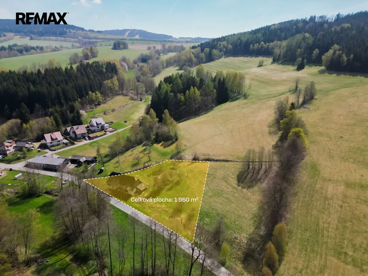 Prodej pozemku 1900 m², Orličky · okres Ústí nad Orlicí