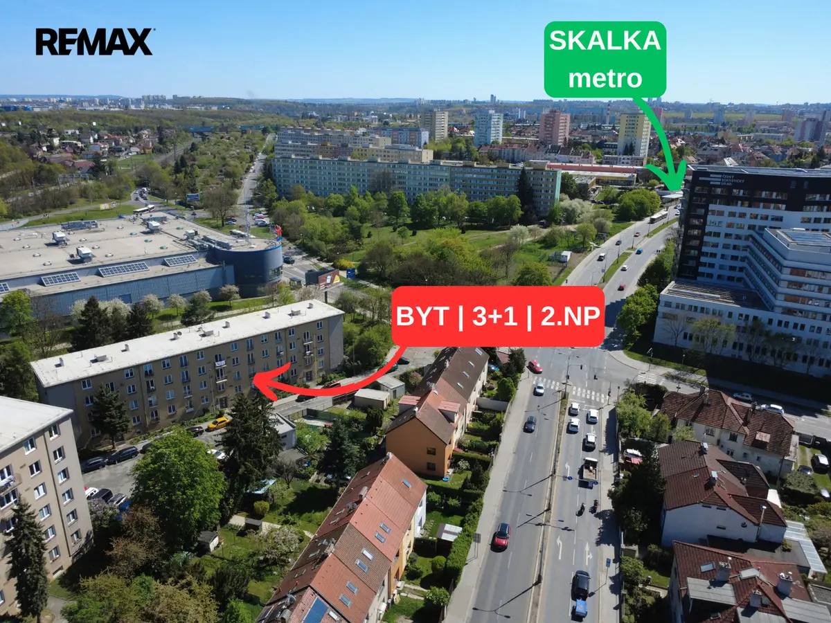 Prodej bytu 3+1 65 m², Michelangelova · Strašnice