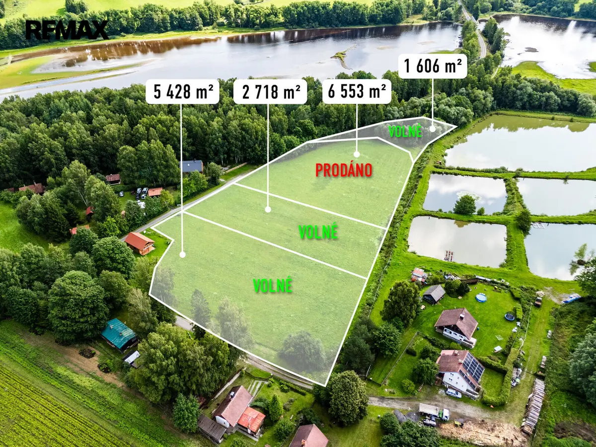 Prodej pozemku 9752 m², Nová Pec · okres Prachatice