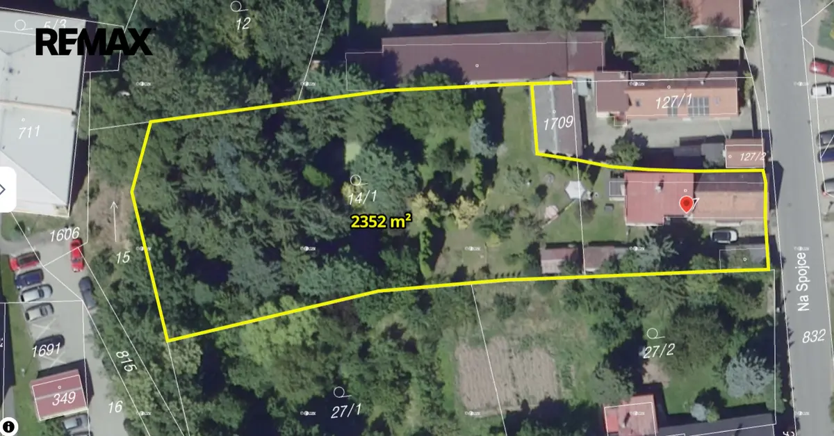 Prodej pozemku 2352 m², Na Spojce · Jesenice u Prahy · Jesenice