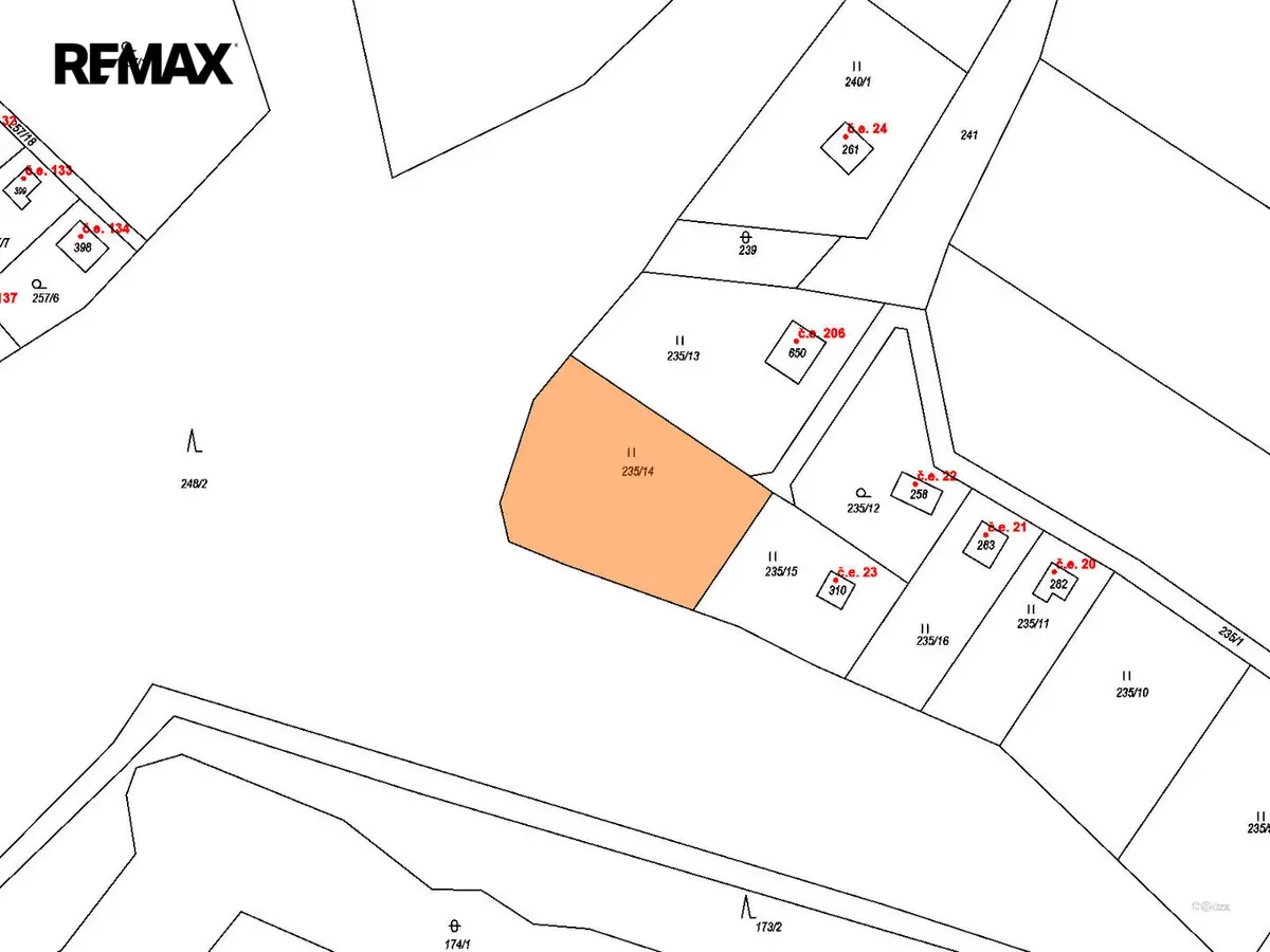 Prodej pozemku 1381 m², Rataje nad Sázavou · okres Kutná Hora
