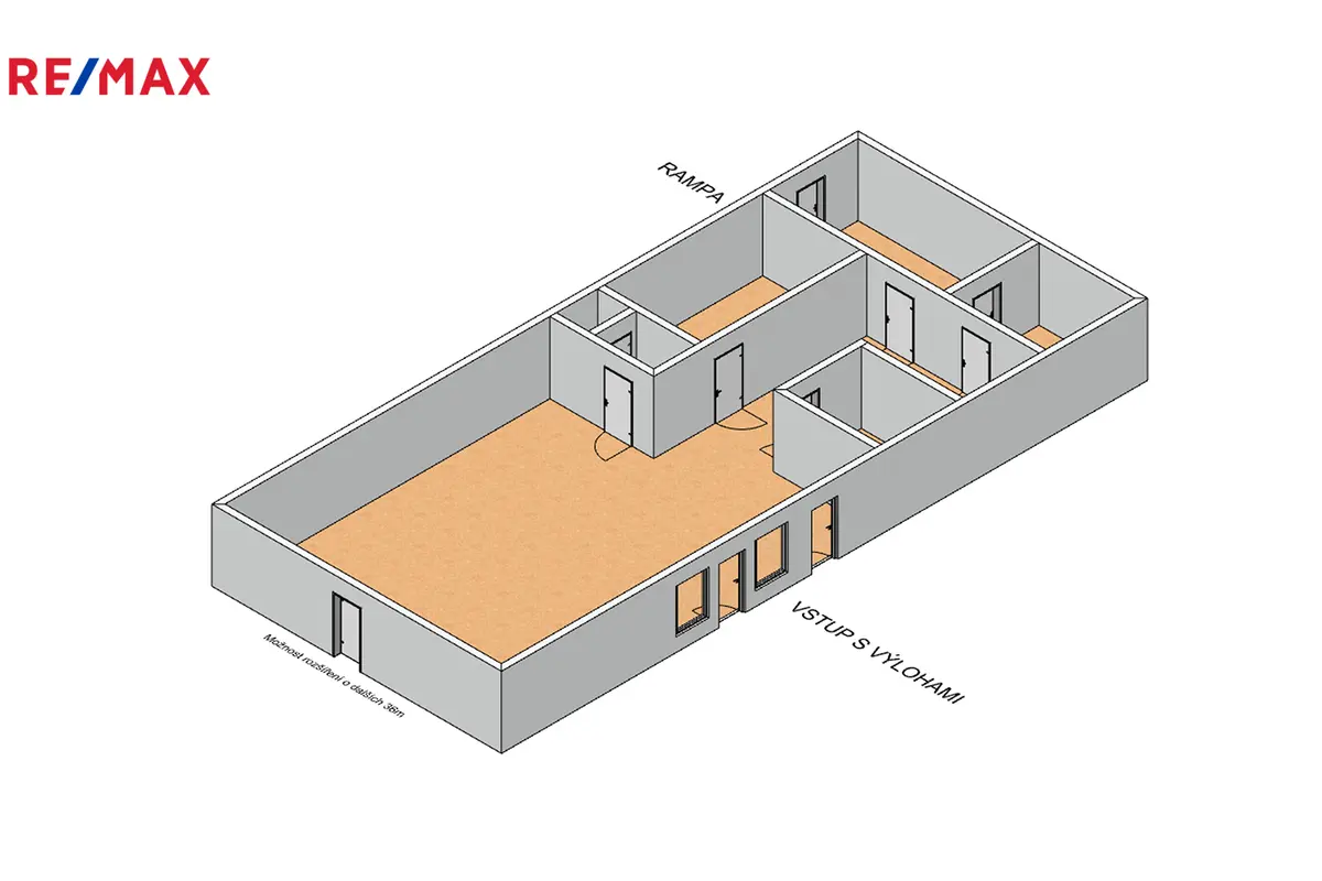 Pronájem komerčního prostoru 126 m², Lidická · Havířov-Šumbach · Havířov