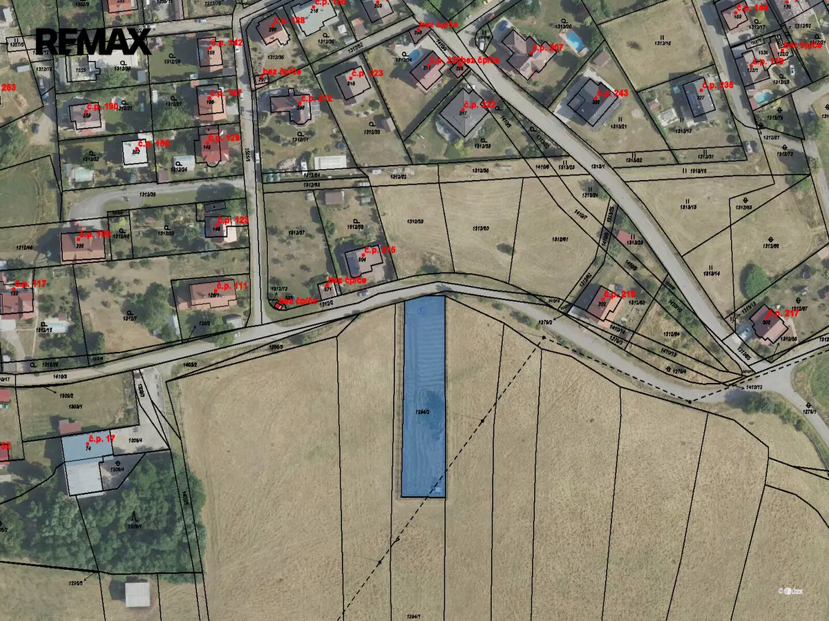 Prodej pozemku 1487 m², Pičín · okres Příbram