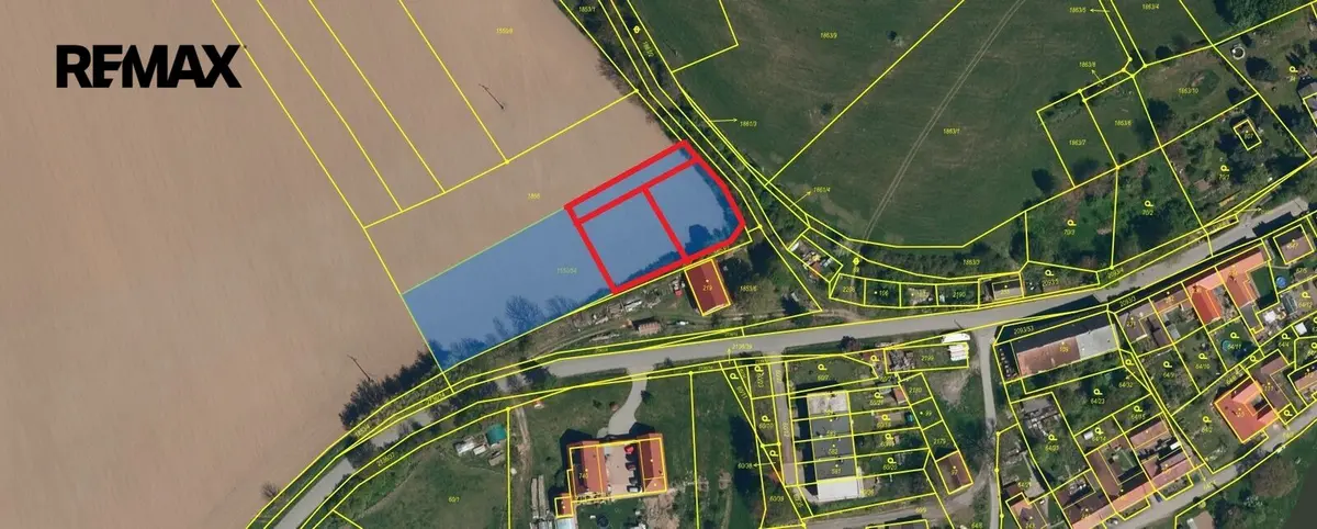Prodej pozemku 900 m², Červená Řečice · okres Pelhřimov