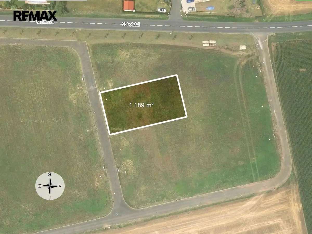 Prodej pozemku 1189 m², Slavětín nad Ohří · Slavětín