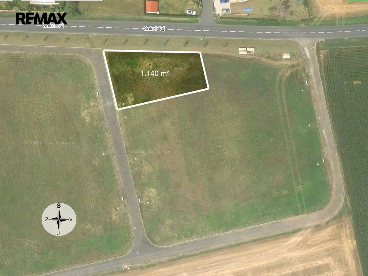 Prodej pozemku 1140 m², Slavětín – část obce Slavětín nad Ohří