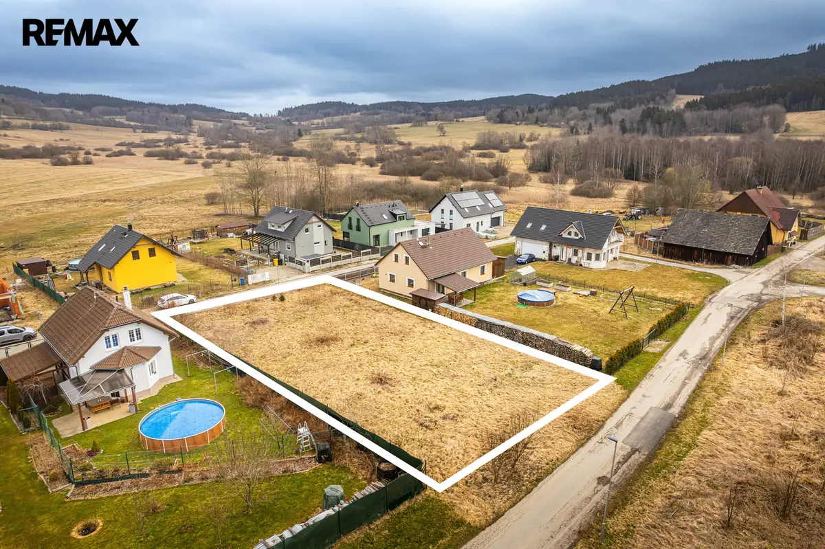 Prodej pozemku 956 m², Volary · okres Prachatice