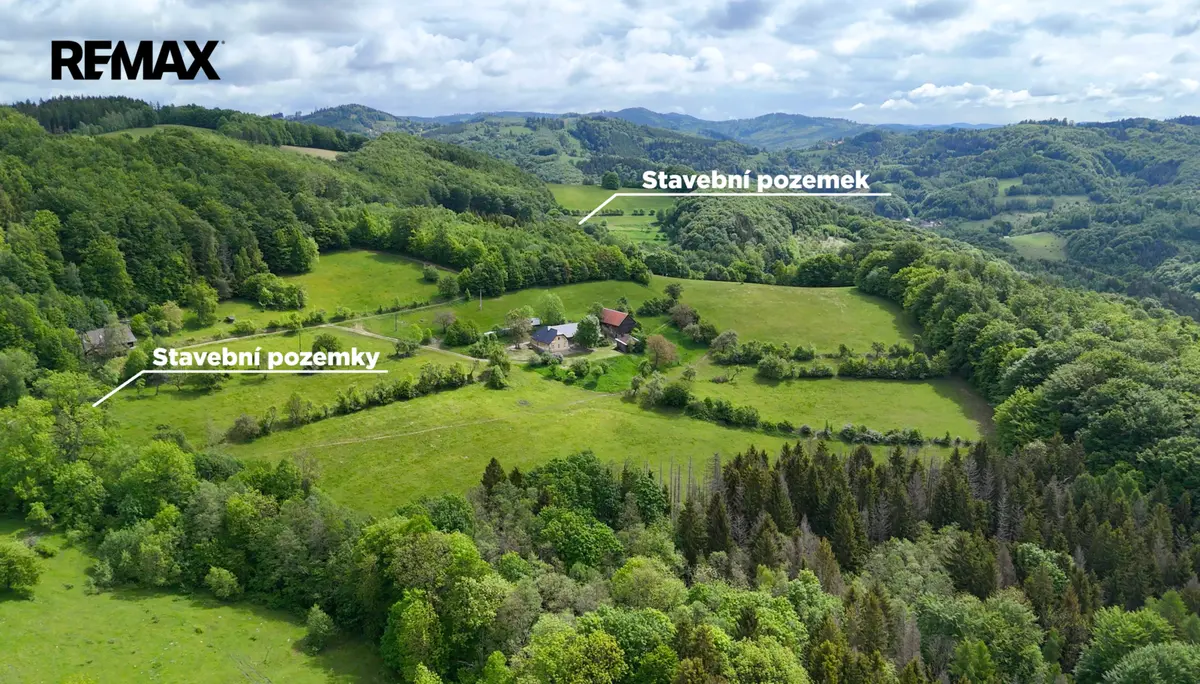 Prodej pozemku 285345 m², Vsetín – část obce Horní Jasenka
