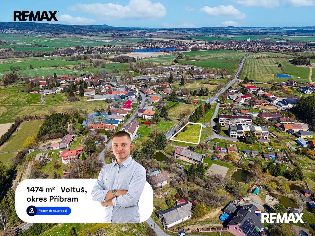 Prodej pozemku 1474 m², Voltuš · Rožmitál pod Třemšínem