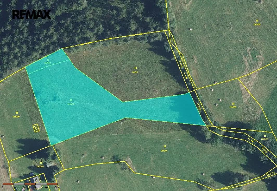 Prodej pozemku 5776 m², Borová – část obce Borová u Poličky