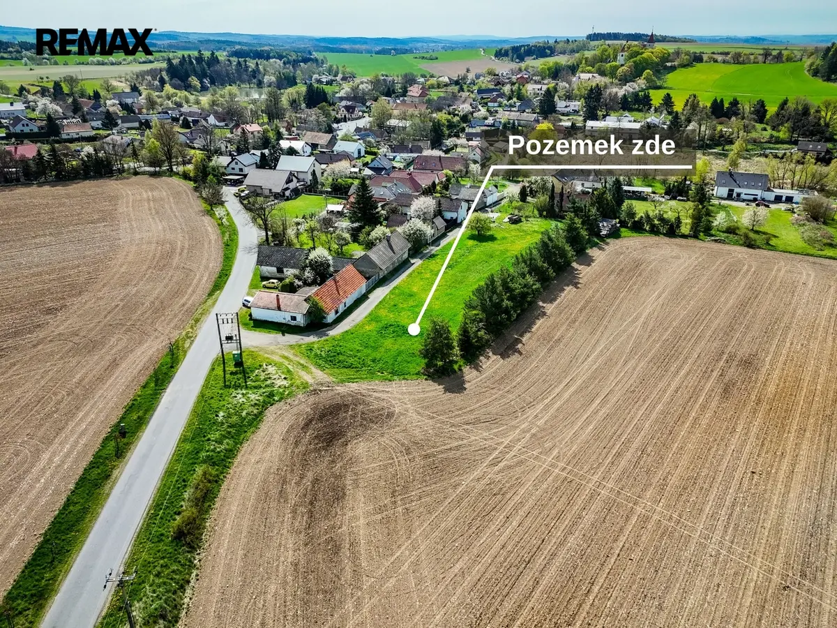 Prodej pozemku 1200 m², Třebsko · okres Příbram