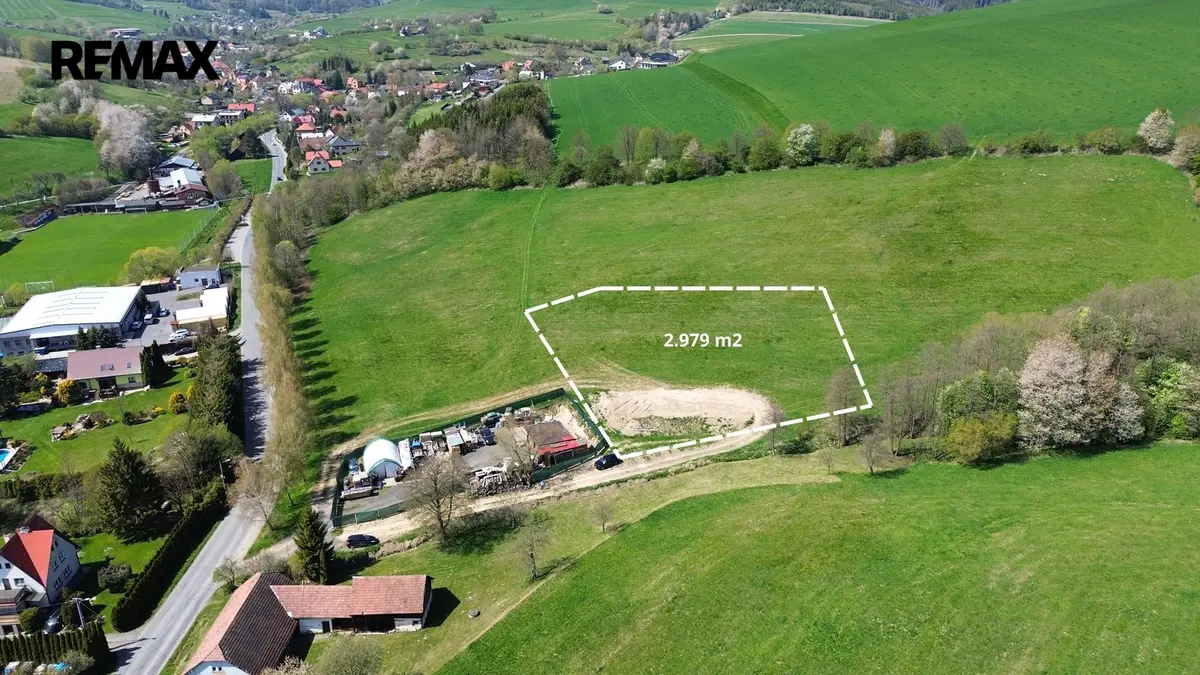 Prodej pozemku 2979 m², Kateřinice – část obce Kateřinice u Vsetína