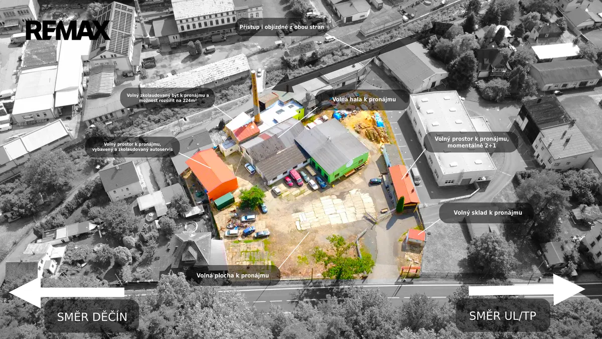 Prodej komerčního prostoru 4517 m², Teplická · Horní Oldřichov · Děčín