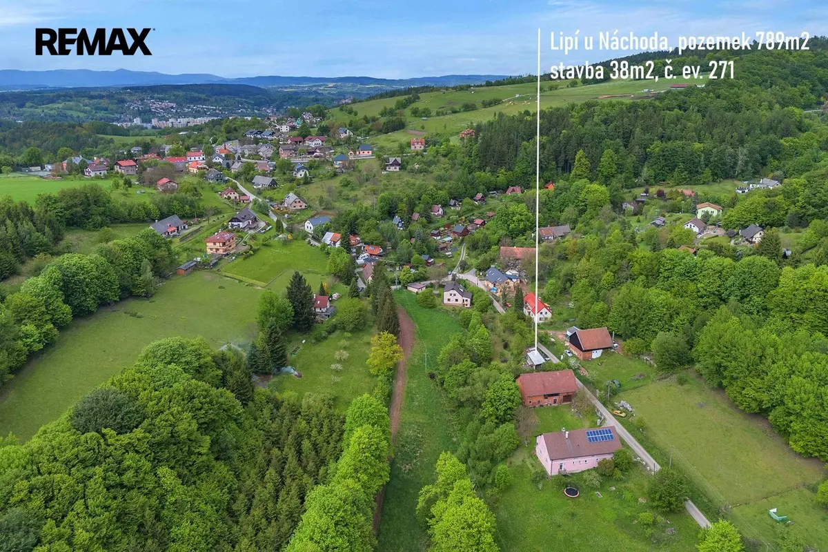 Prodej pozemku 751 m², Lipí u Náchoda · Náchod