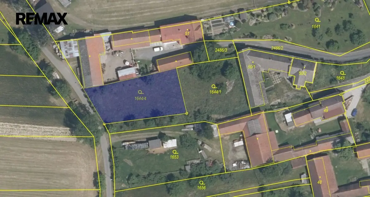 Prodej pozemku 870 m², Bernartice u Dolních Kralovic · Bernartice