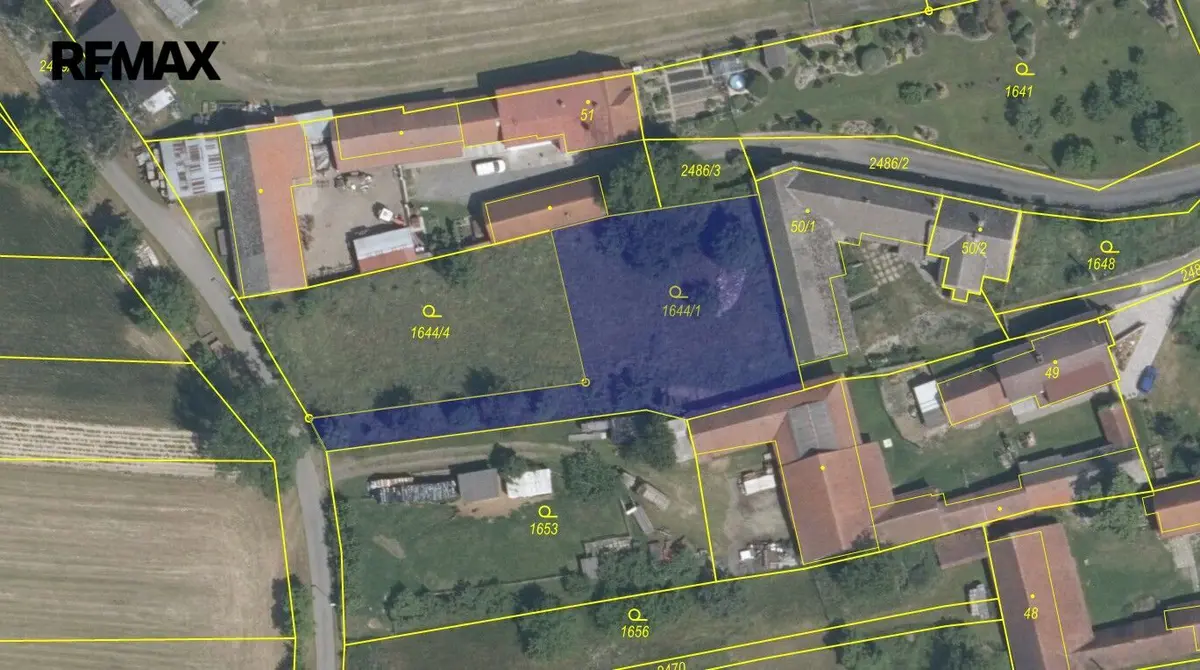 Prodej pozemku 1087 m², Bernartice u Dolních Kralovic · Bernartice