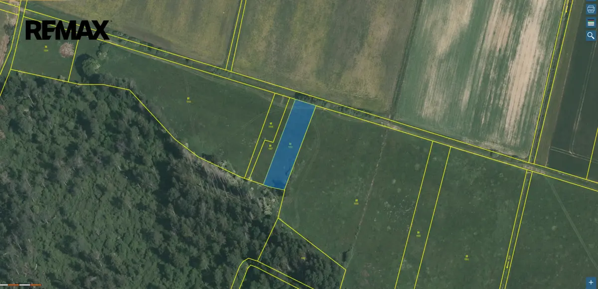 Prodej pozemku 1610 m², Komárov – část obce Komárov u Soběslavi
