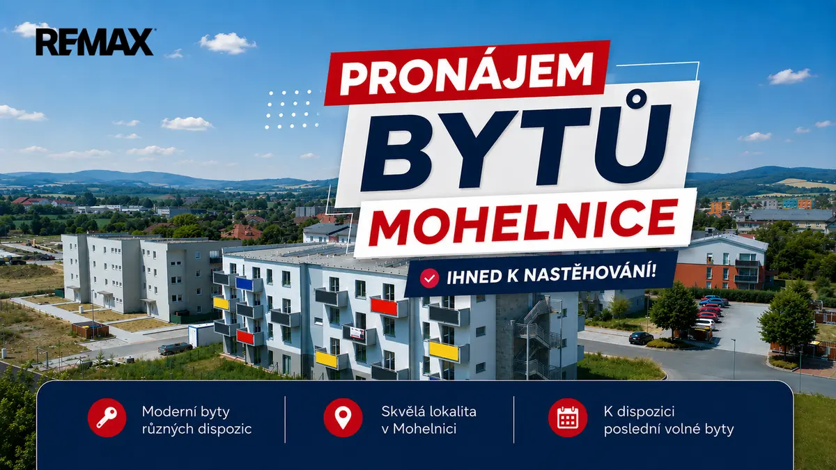 Pronájem bytu 1+kk 27 m², Za Penzionem · Mohelnice