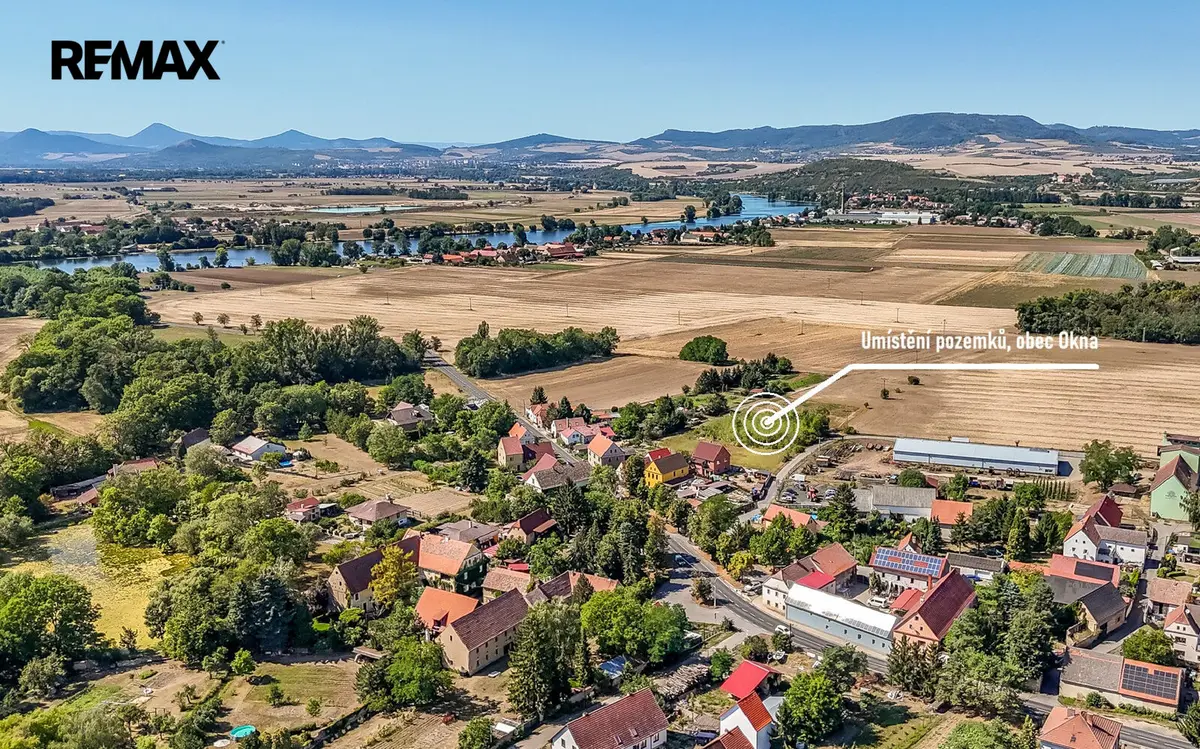 Prodej pozemku 1202 m², Okna u Polep · Polepy