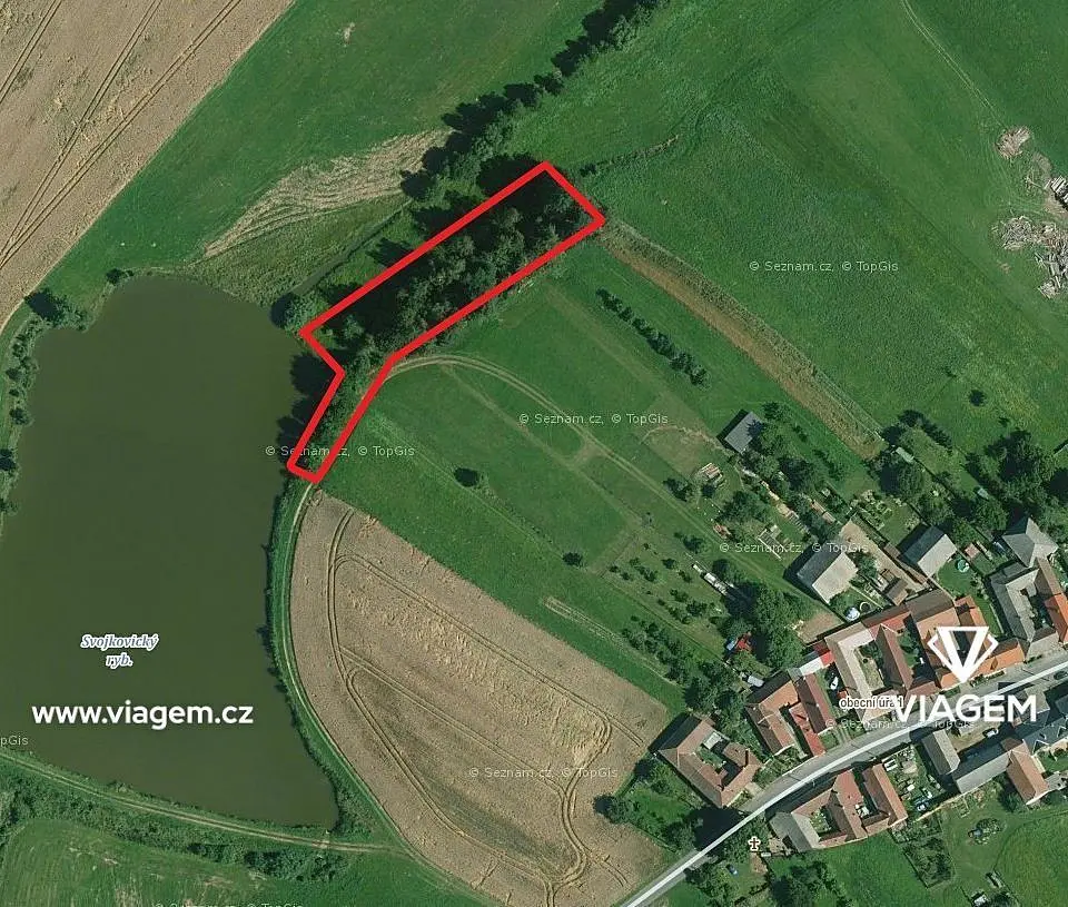 Prodej pozemku 301 m², Svojkovice · okres Jihlava