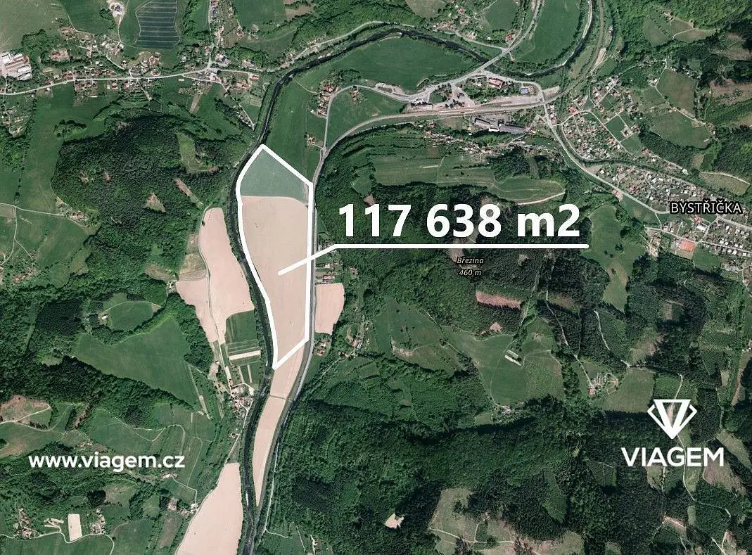 Prodej pozemku 7352 m², Pržno · okres Vsetín