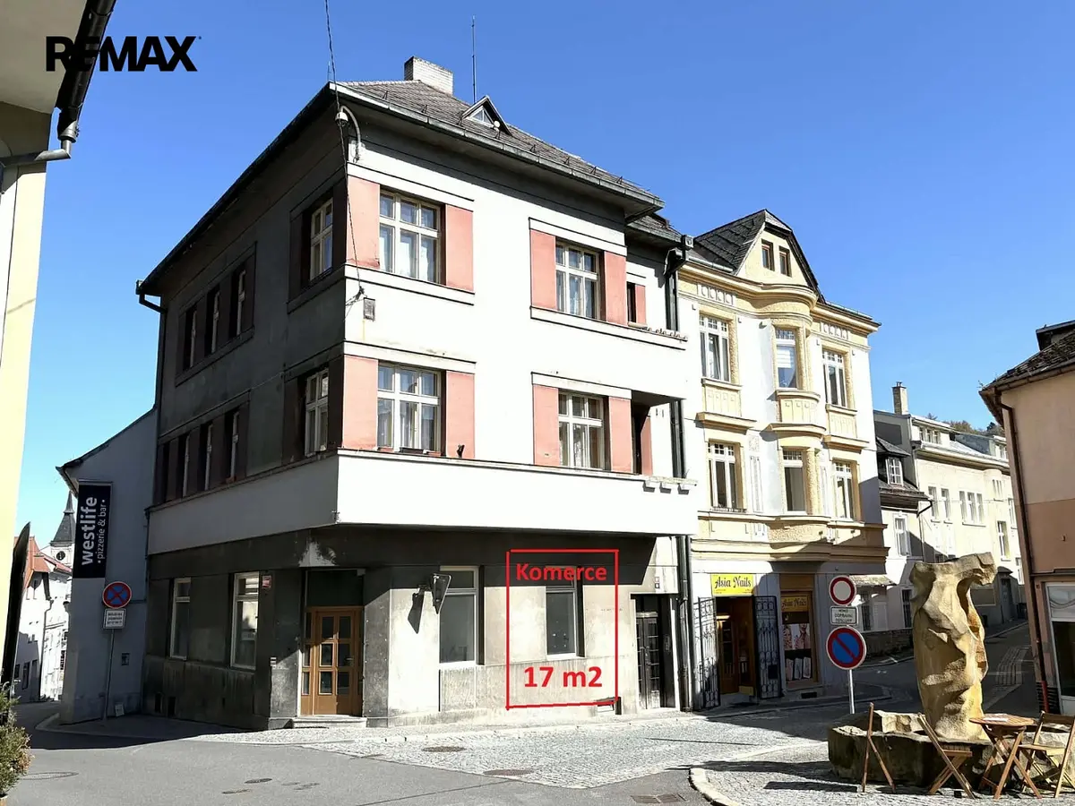 Pronájem komerčního prostoru 17 m², Kostelní · Vimperk