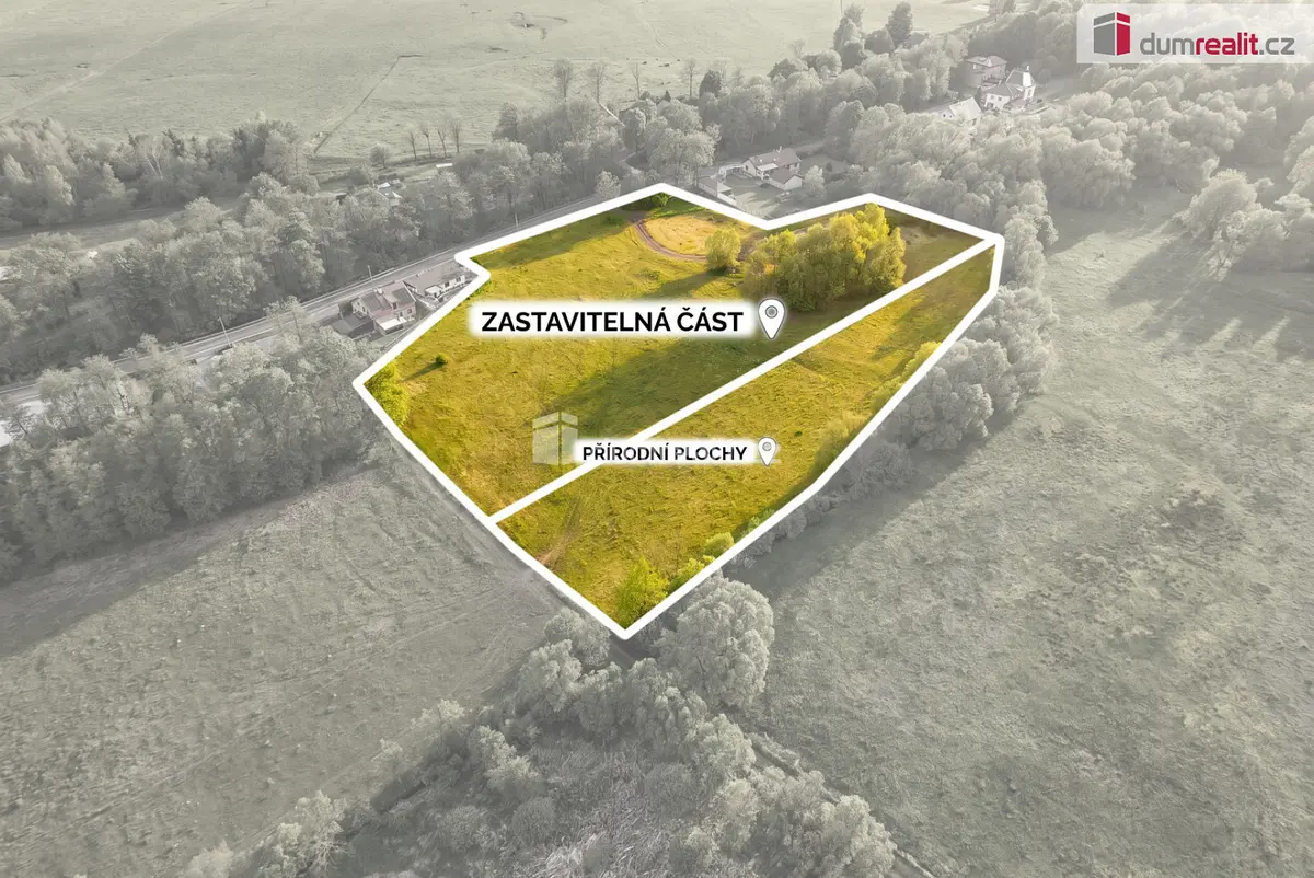 Prodej pozemku 14589 m², Bystřice u Hroznětína · Hroznětín